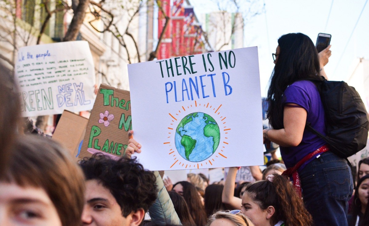 Youth Climate Strike sign