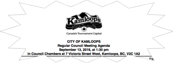 Quick updates from Kamloops City Council today....