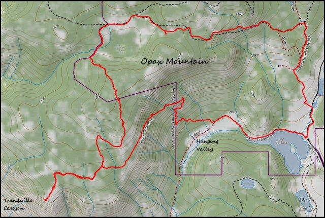 The Opax Traverse Option – Kamloops Trails