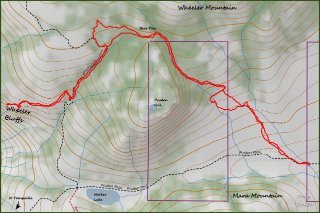 Wheeler Bluffs via Bear Pass