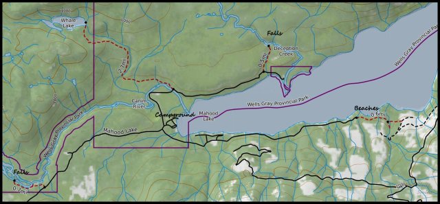 Mahood Lake Trails - Kamloops Trails