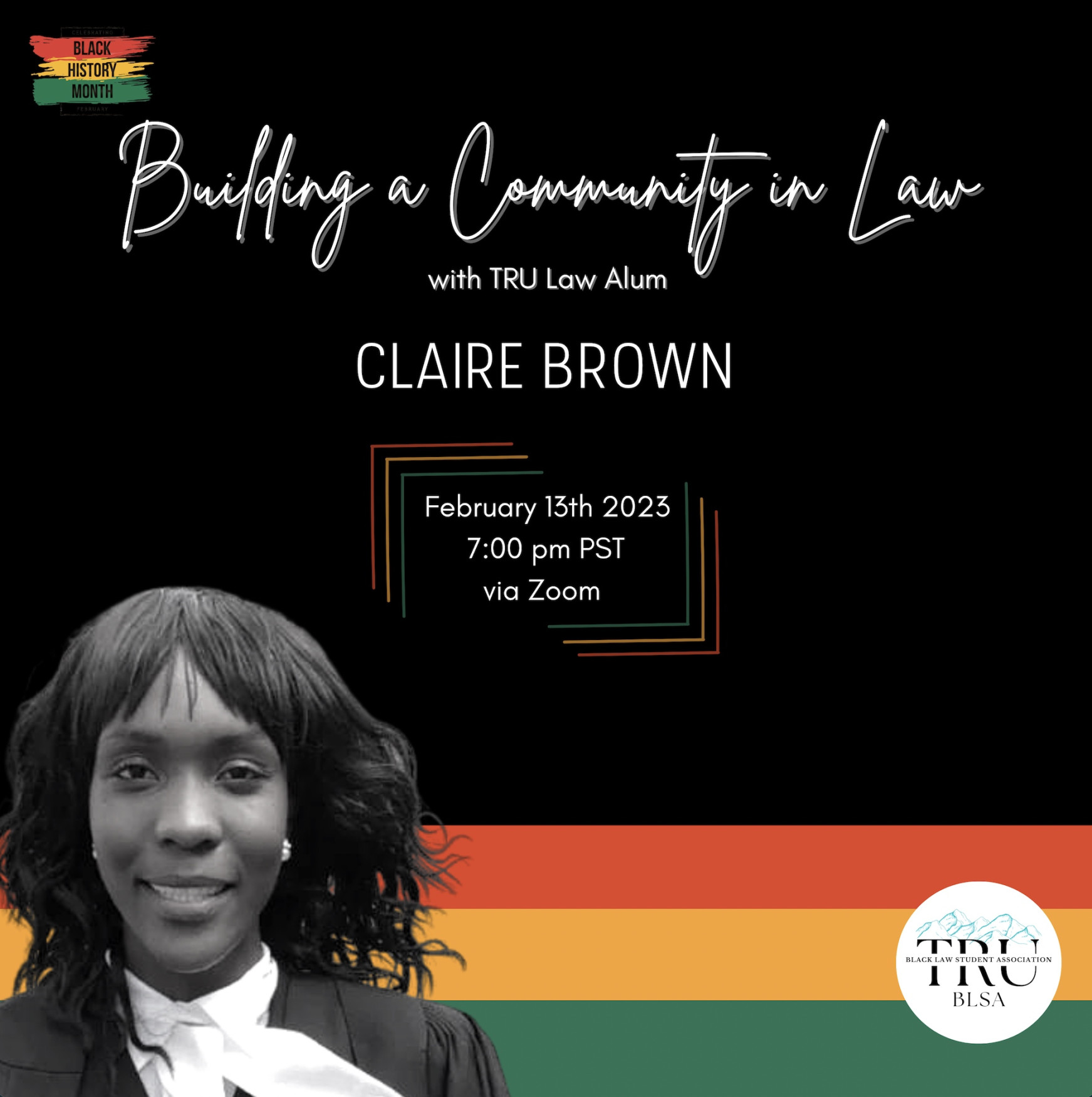 Building a Community in Law with TRU Alum Claire Brown – TRU Newsroom