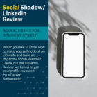 Career Ambassador Tabling Workshop – Social Shadow/LinkedIn Review – TRU Newsroom