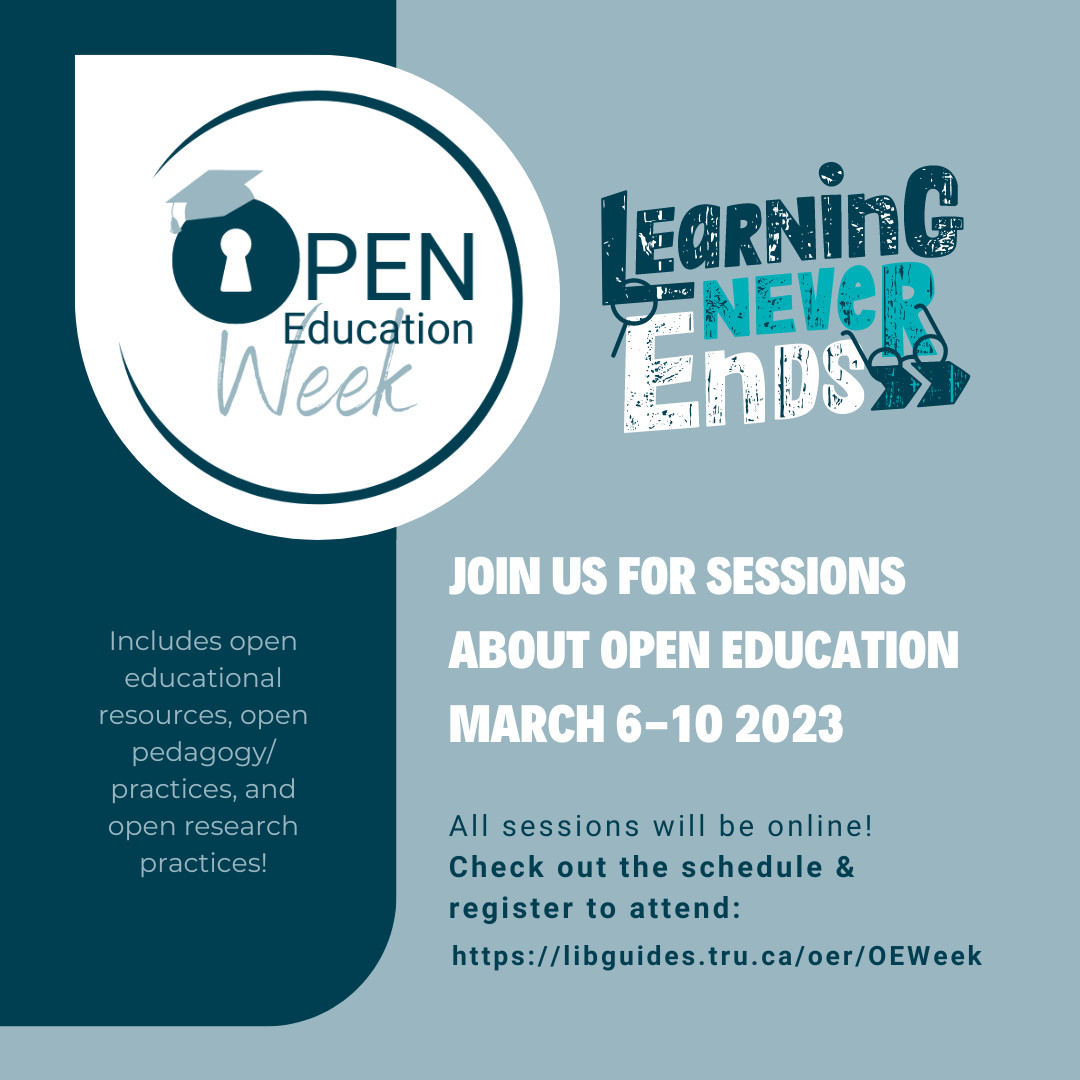 Open Education Week – TRU Newsroom