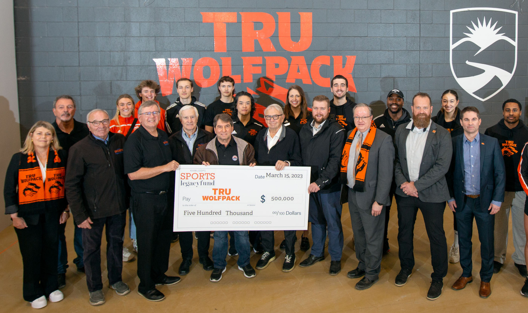 Donation supports new WolfPack training centre – TRU Newsroom