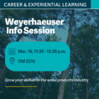 Weyerhaeuser information session – TRU Newsroom