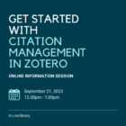 Get started with citation management in Zotero – TRU Newsroom