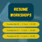 Resume workshops – TRU Newsroom