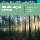 BC Ministry of Forests – info session – TRU Newsroom