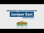 City of Kamloops - Juniper East Emergency Evacuation Route