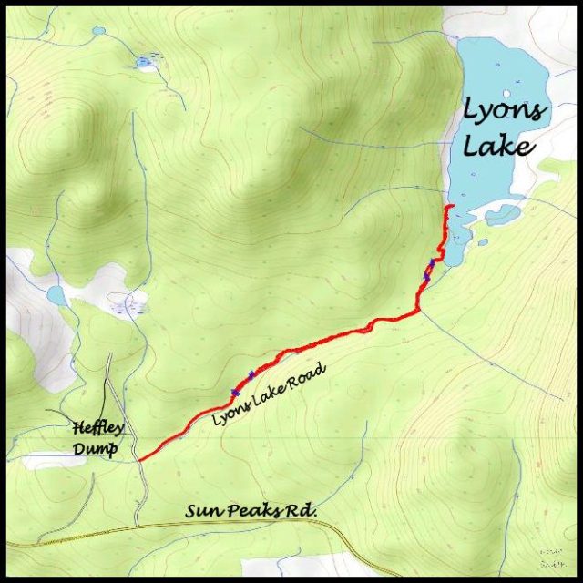 Lyons Lake Hike - Kamloops Trails