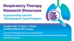 Respiratory therapy research showcase – TRU Newsroom