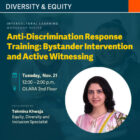 Anti-discrimination response training – TRU Newsroom