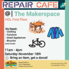 Repair Café at the TRU Makerspace – TRU Newsroom
