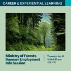 Ministry of Forests summer employment info session – TRU Newsroom