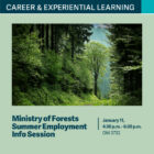 Ministry of Forests summer employment – info session – TRU Newsroom