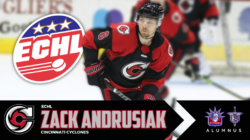 Alum Andrusiak producing again for ECHL’s Cyclones