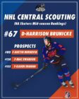 BRUNICKE RANKED IN NHL CENTRAL SCOUTING MID-SEASON RANKINGS