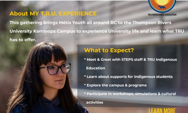 Métis Nation BC – MY TRU Experience – TRU Newsroom