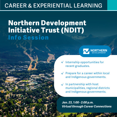 Northern Development Initiative Trust (NDIT) – info session – TRU Newsroom