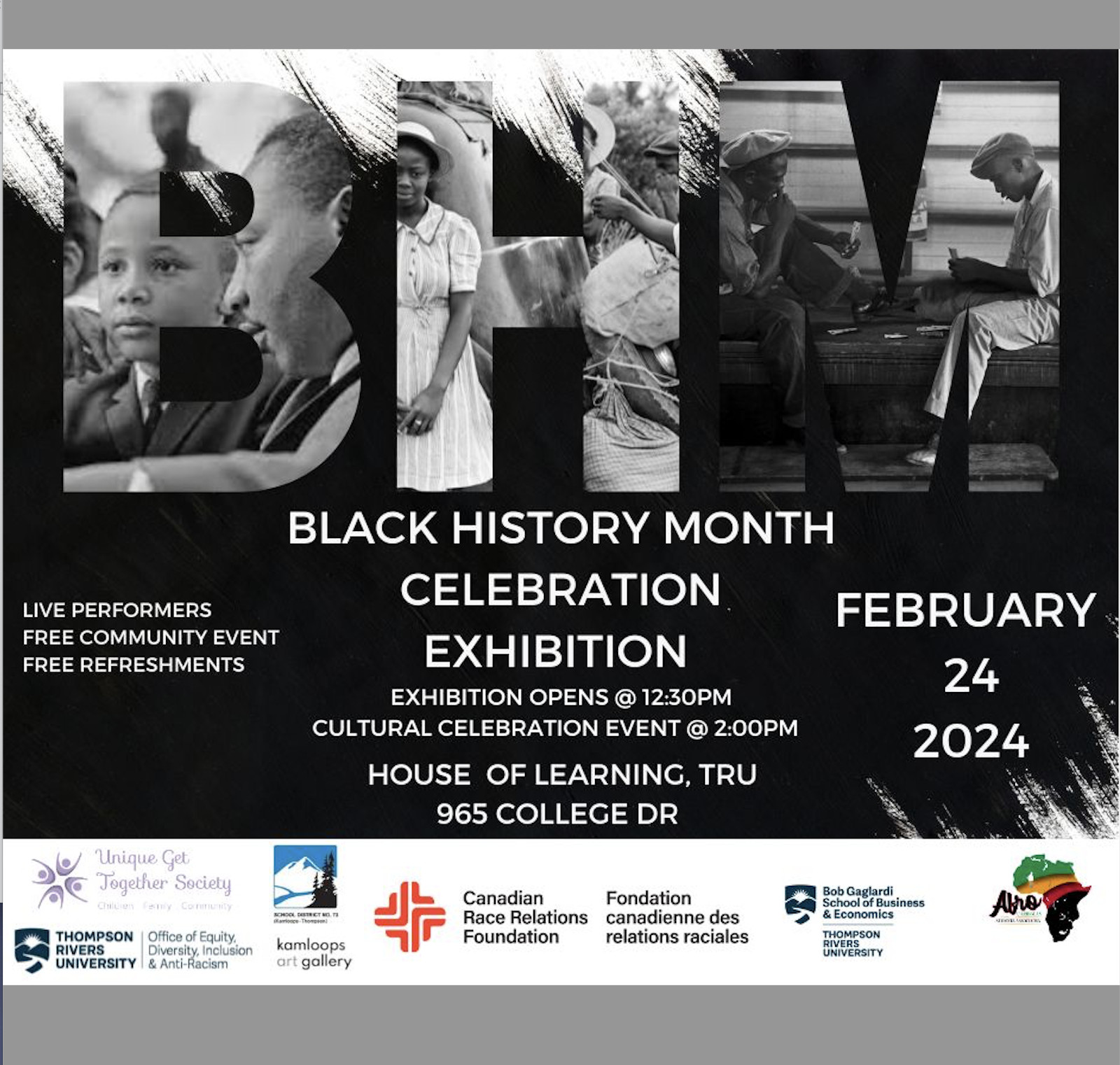 Black History Month celebration exhibition – TRU Newsroom