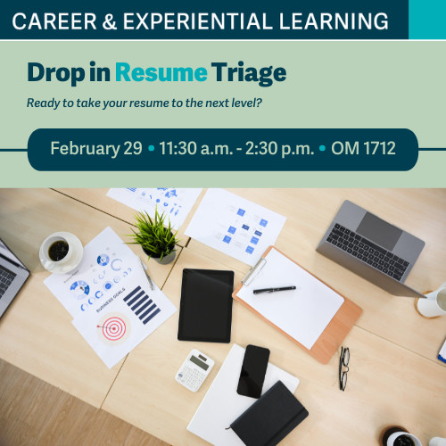 Drop in resume triage – TRU Newsroom