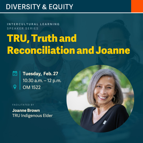 TRU, Truth and Reconciliation and Joanne – TRU Newsroom