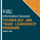 OL Information Technology and Trade Leadership programs – info session – TRU Newsroom