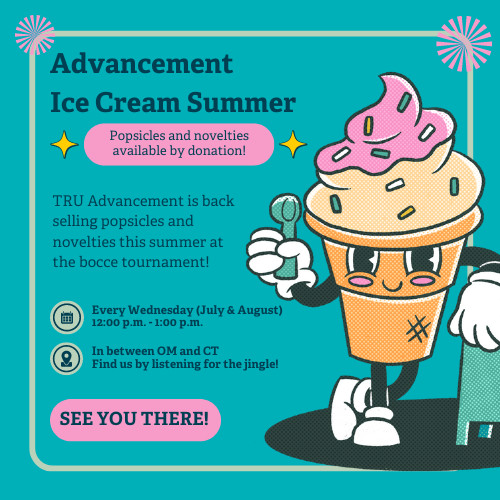Advancement Ice Cream Summer – TRU Newsroom