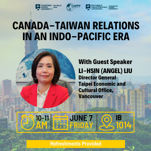 Canada-Taiwan Relations presentation – TRU Newsroom