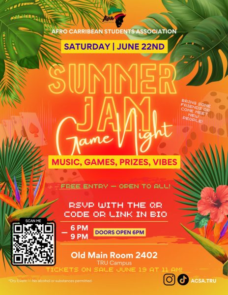 Summer Jam Game Night – TRU Newsroom