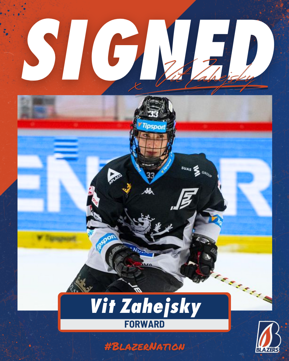 BLAZERS SIGN IMPORT FORWARD VIT ZAHEJSKY