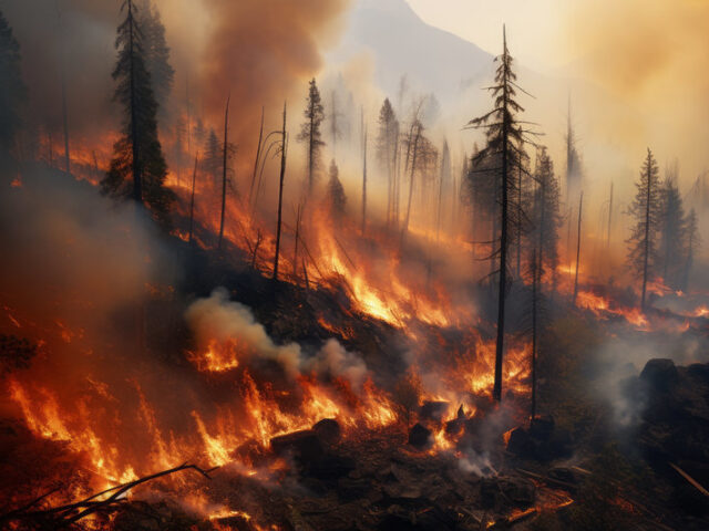 Climate change fuels wildfires worldwide