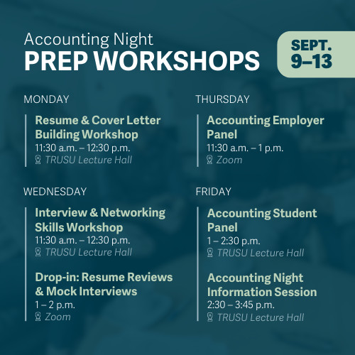 Accounting Night information session