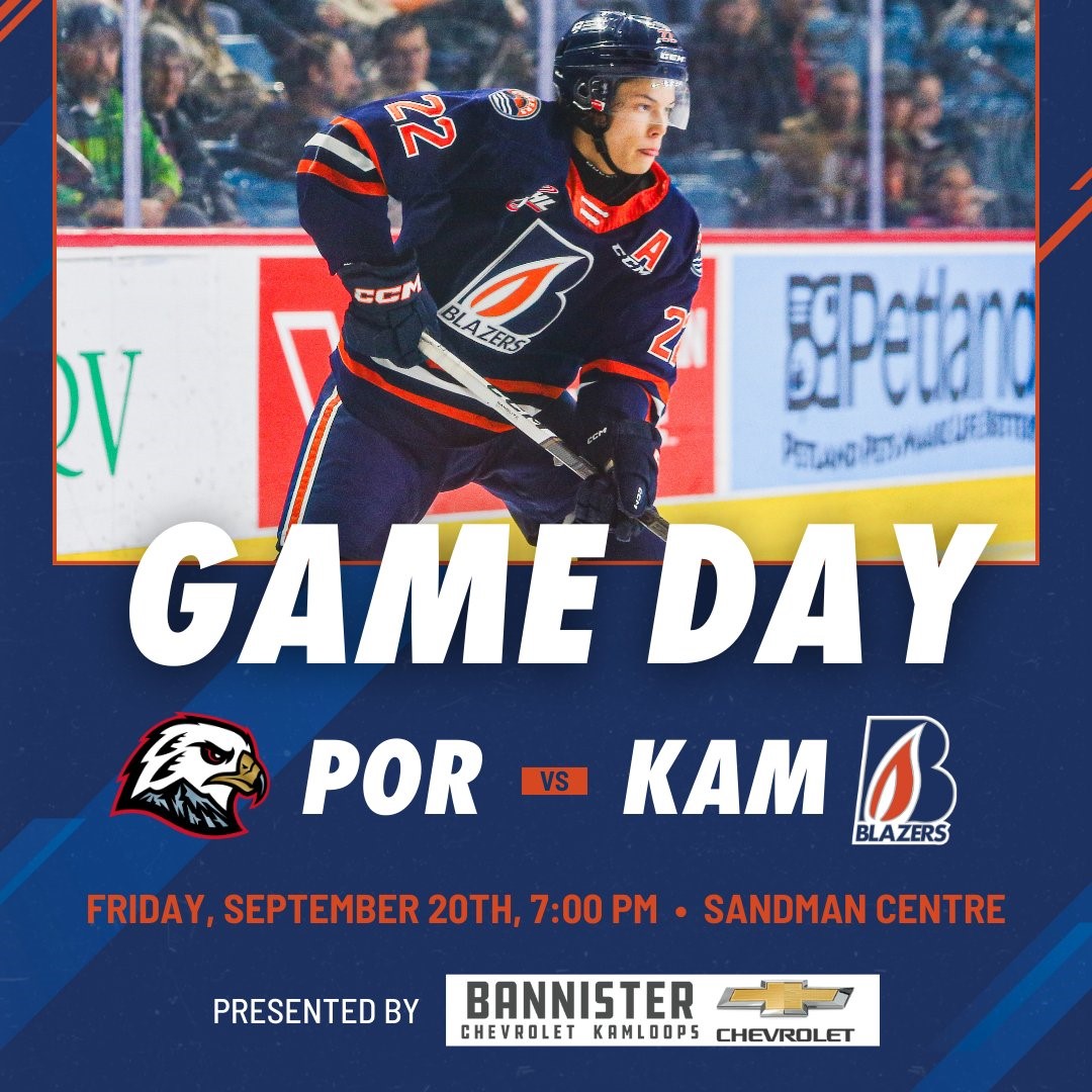 BLAZERS HOST WINTERHAWKS IN HOME OPENER