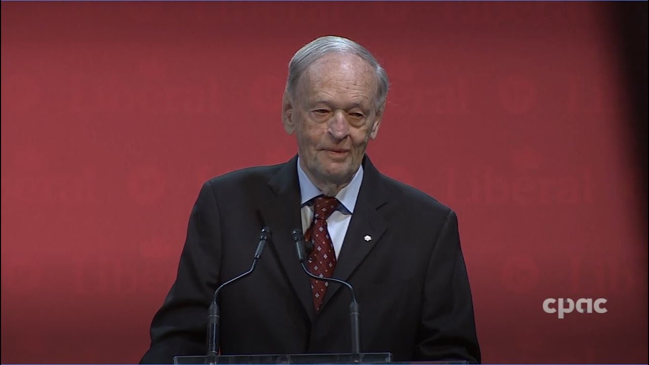 Former prime minister Jean Chrétien addresses 2023 Liberal national convention – May 5, 2023