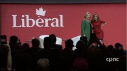 Hillary Clinton in conversation with Deputy PM Chrystia Freeland at the 2023 Liberal convention