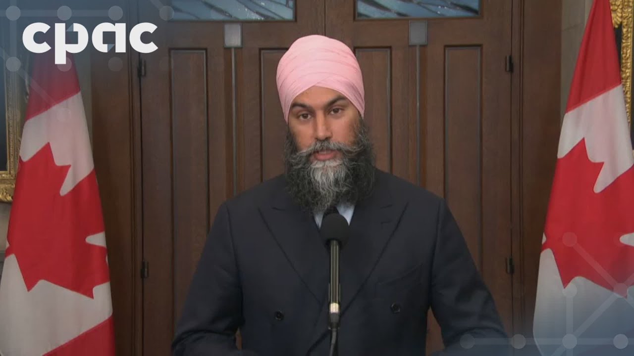 NDP Leader Jagmeet Singh speaks with reporters before question period – September 17, 2024