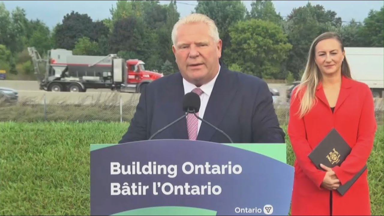 Ontario Premier Doug Ford holds a news conference in Etobicoke – September 25, 2024