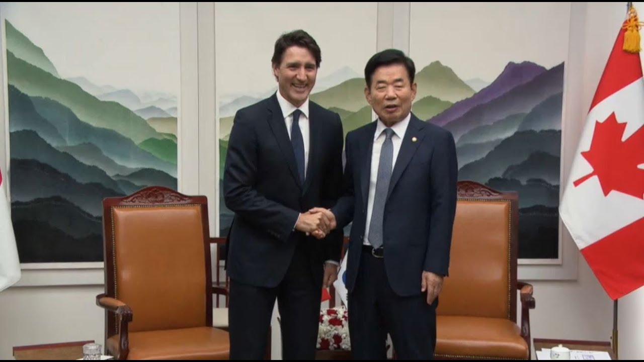 PM Trudeau meets with South Korean National Assembly speaker -- May 17, 2023