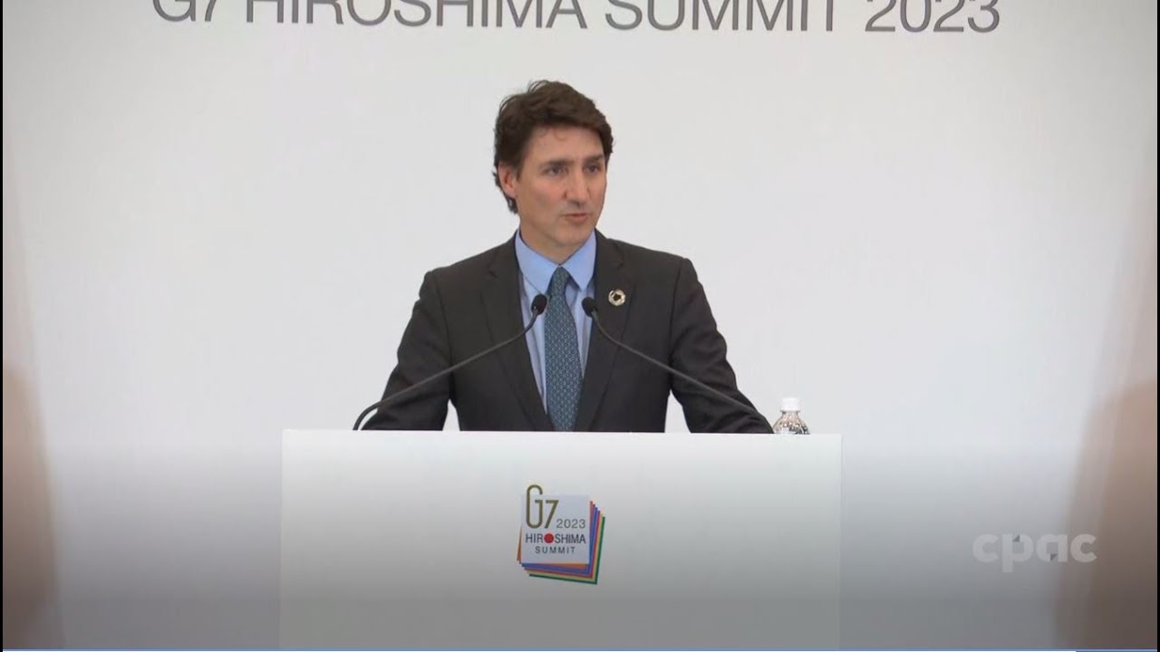 PM Trudeau speaks with reporters as G7 leaders' summit concludes in Hiroshima, Japan – May 21, 2023