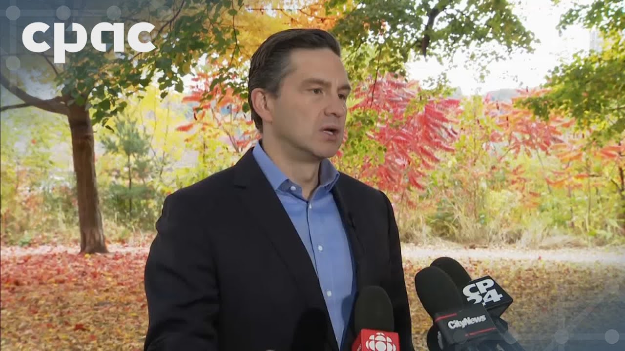 Conservative Leader Pierre Poilievre speaks with reporters – October 24, 2024