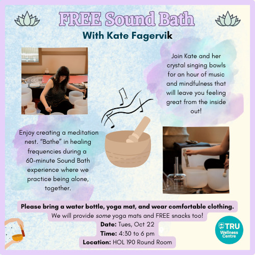 Free sound bath with Kate Fagervik