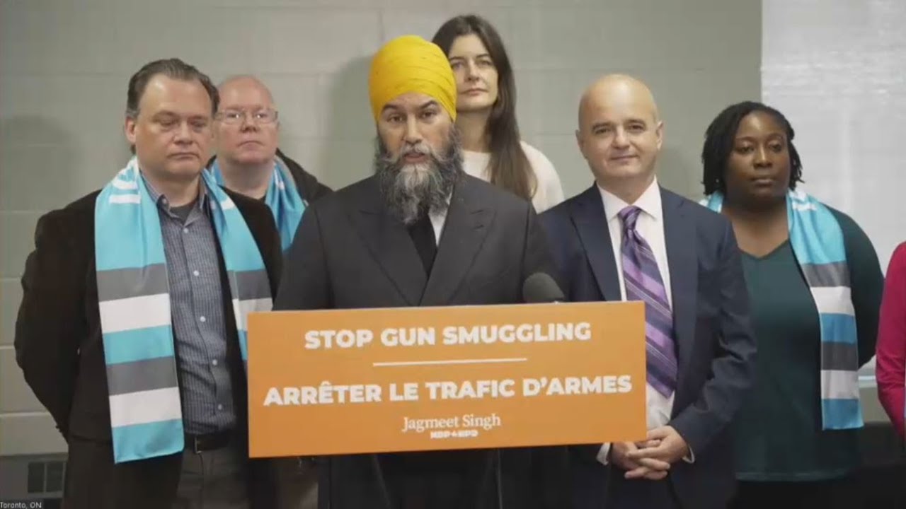 Jagmeet Singh raises concerns about gun smuggling in Canada – October 17, 2024