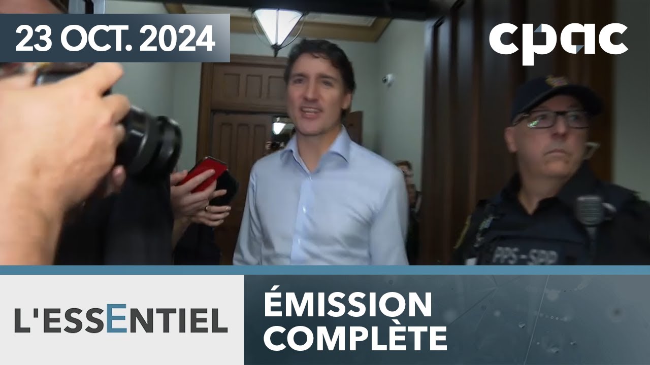 L'Essentiel : Justin Trudeau résiste à une fronde interne – 23 octobre 2024