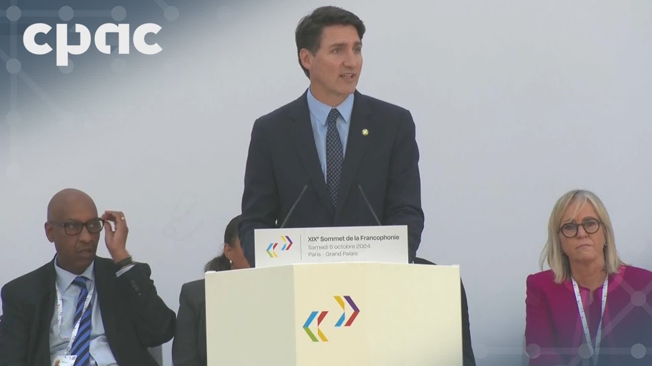 Le PM Trudeau participe à une séance plénière du19e Sommet de la Francophonie – 5 octobre 2024