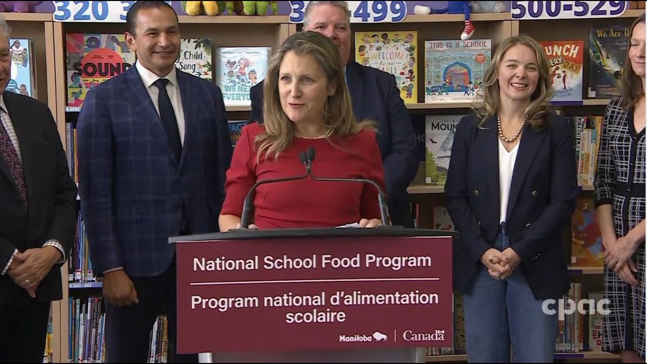 Manitoba joins federal school food program – October 18, 2024