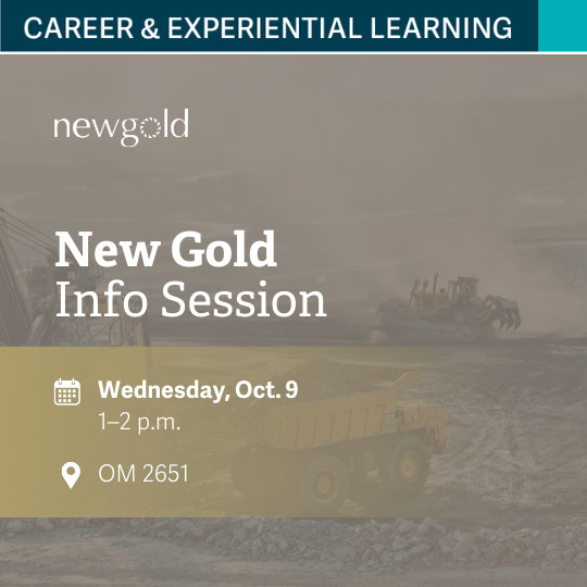 New Gold info session