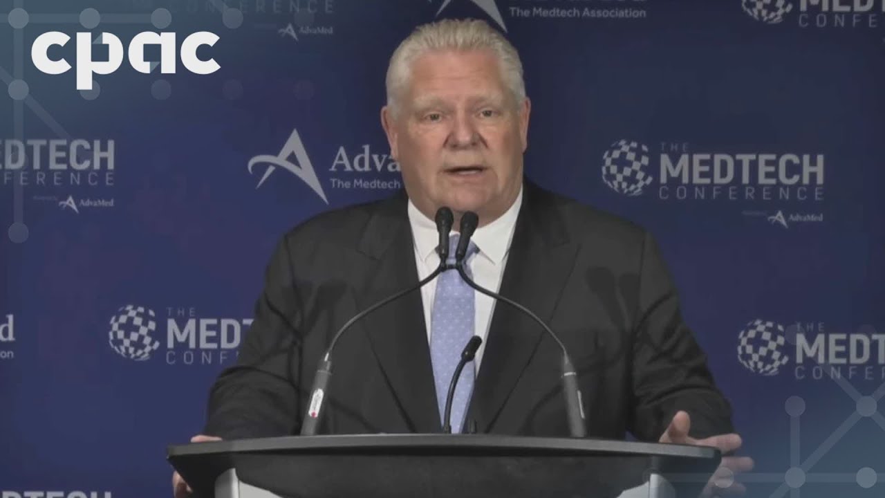 Ontario Premier Doug Ford speaks at MedTech Conference 2024 – October 15, 2024