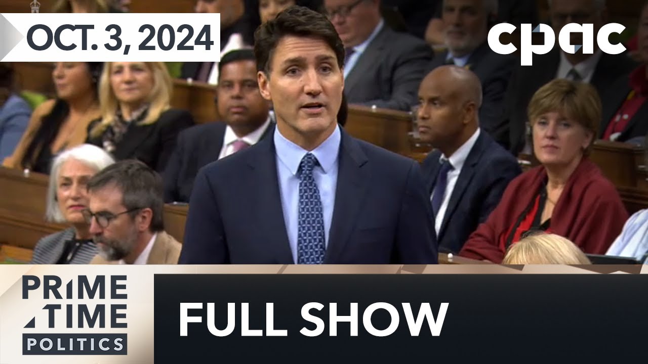 PrimeTime Politics: Liberals could be in trouble in Quebec – October 3, 2024